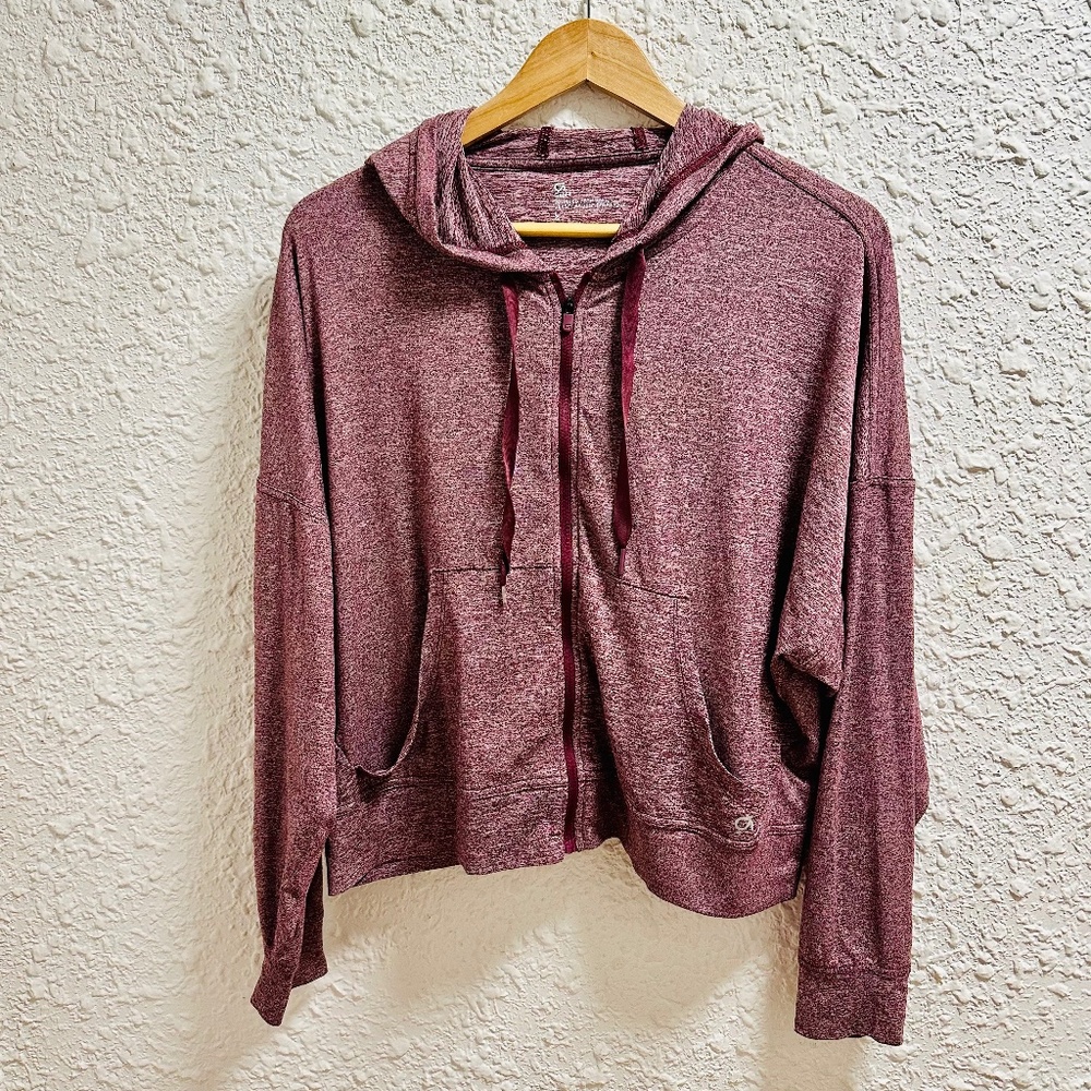 Gap Fit | Brushed Tech Jersey Activewear Zip up Hoodie  Size Large